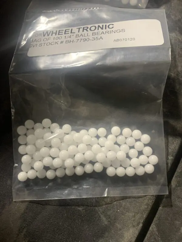 Wheeltronic 1/4" Ball Bearings 100 Pack