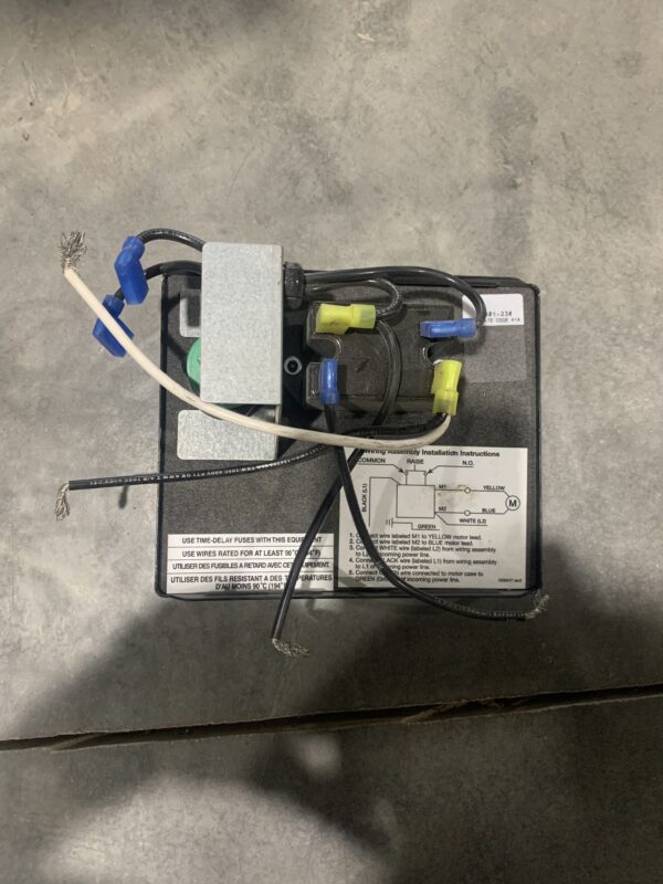 Fenner Switch, Relay and Cover Assembly
