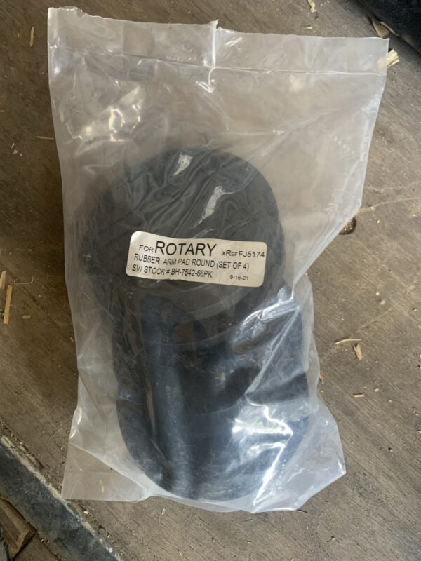 Rotary Round Rubber Arm Pad Set of 4