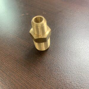 1/4 inch to 1/8 inch Straight Brass Male Fitting
