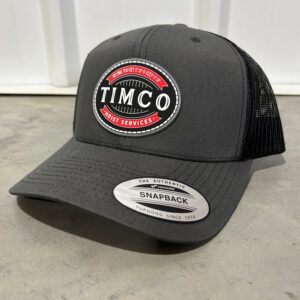 Mesh Snapback Hat Stitched Logo