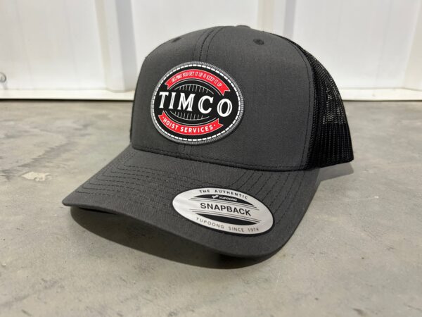 Mesh Snapback Hat Stitched Logo